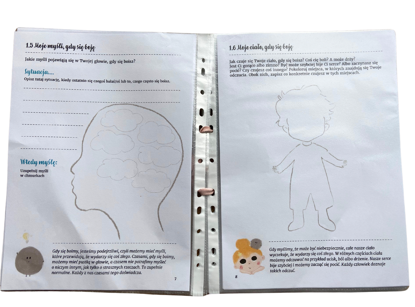 Zestaw o Lili i Kłaczku: bajka psychoedukacyjna + zeszyt ćwiczeń